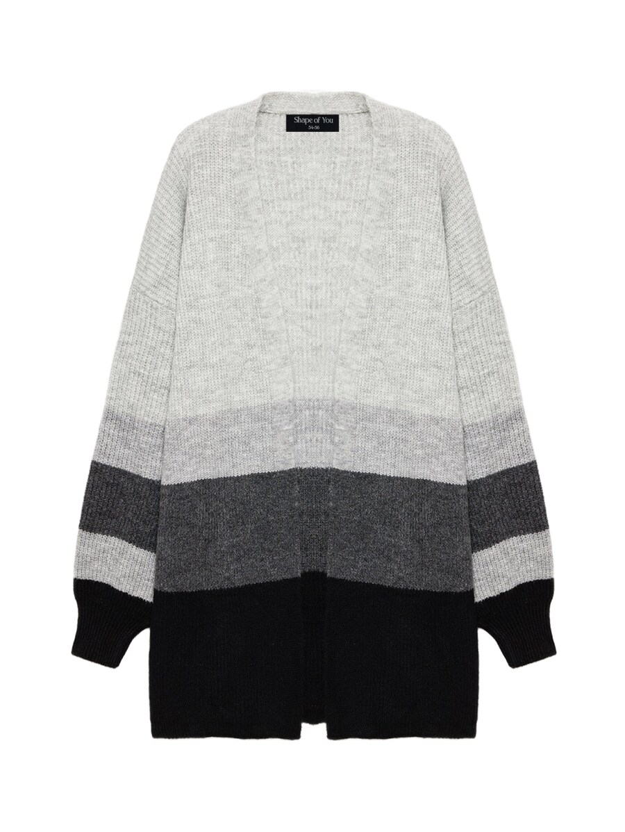 Вязаный кардиган Shape Of You, серый/темно-серый
Вязаный кардиган Shape Of You, серый/темно-серый