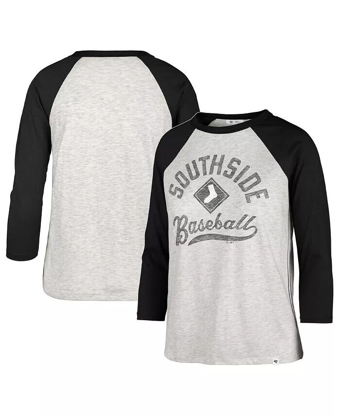 Женская серая футболка Chicago White с принтом Sox City Connect Retro Daze Ava Raglan с 3 и 4 рукавами '47 Brand
Женская серая футболка Chicago White с принтом Sox City Connect Retro Daze Ava Raglan с 3 и 4 рукавами '47 Brand