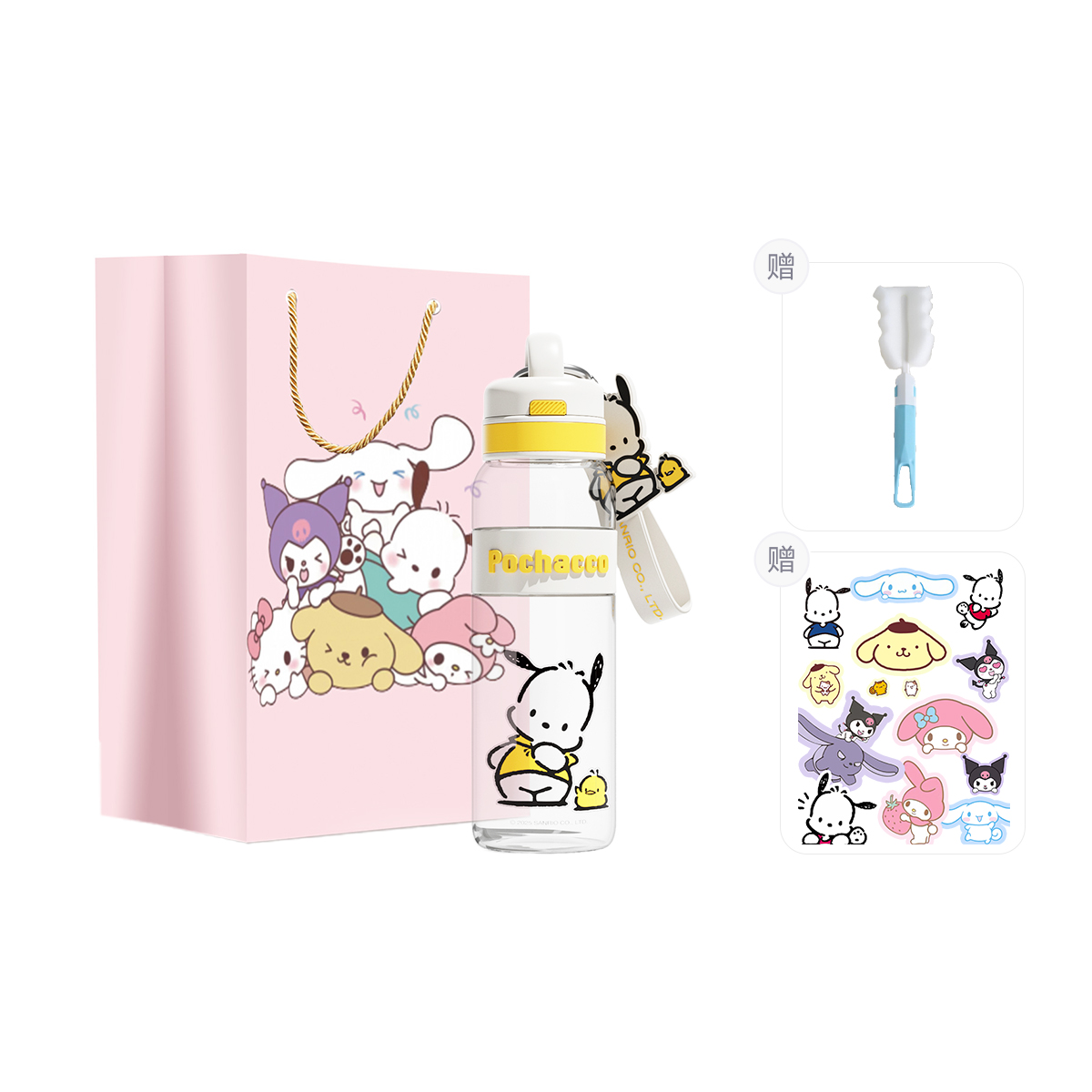 Стакан пластиковый My Melody Cinnamoroll Tritan 720 мл Sanrio, Pochacco
Стакан пластиковый My Melody Cinnamoroll Tritan 720 мл Sanrio, Pochacco