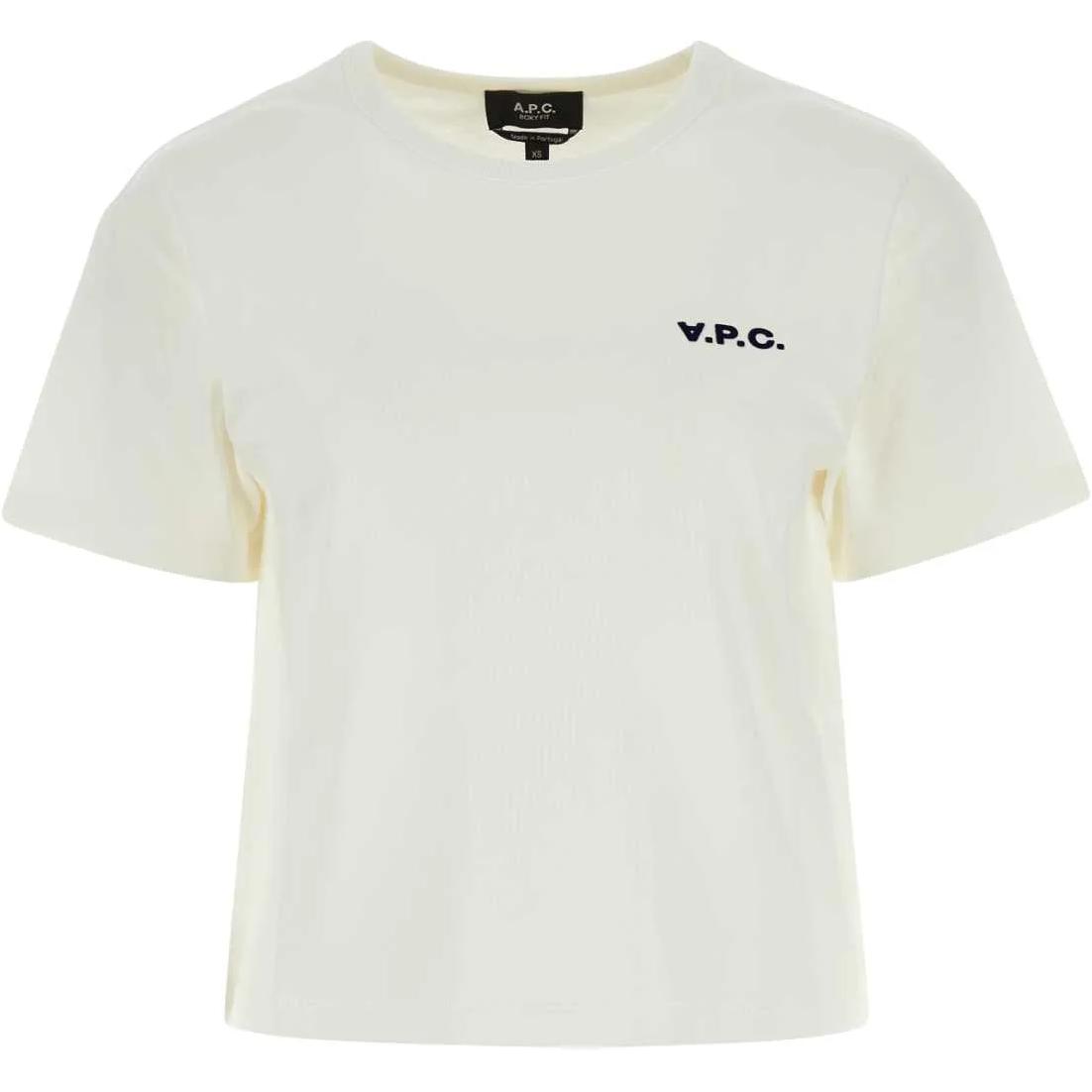 Боксовый укороченный свитшот-футболка A.P.C, цвет слоновая кость
Боксовый укороченный свитшот-футболка A.P.C, цвет слоновая кость