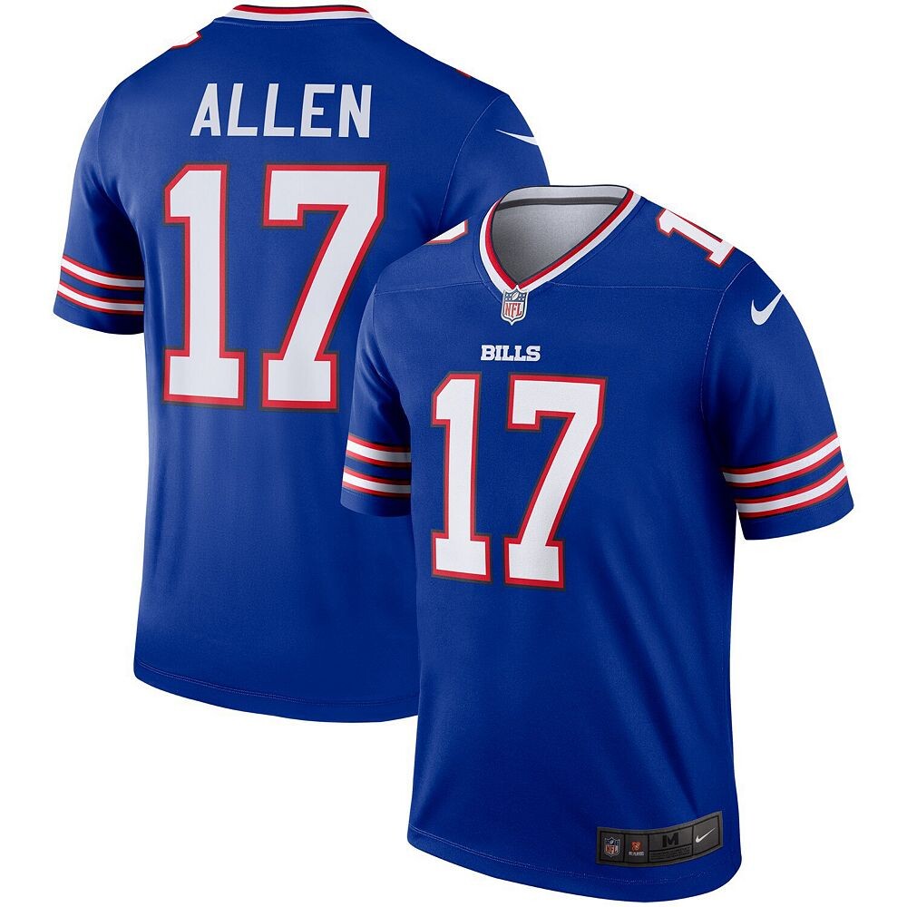 Мужская майка Nike Josh Allen Royal Buffalo Bills Legend, цвет Bil Blue
Мужская майка Nike Josh Allen Royal Buffalo Bills Legend, цвет Bil Blue