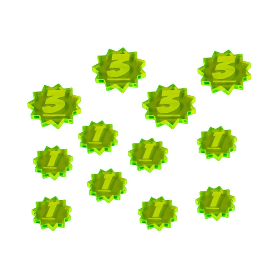 Кризисный протокол — жетоны силы, флуоресцентный зеленый цвет, Marvel Crisis Protocol Gaming Accessories (Litko Aerosystems)
Кризисный протокол — жетоны силы, флуоресцентный зеленый цвет, Marvel Crisis Protocol Gaming Accessories (Litko Aerosystems)