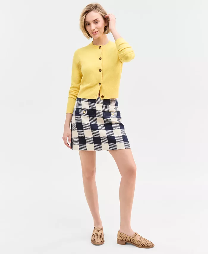 Женская мини-юбка из твида в клетку On 34th, синий
Женская мини-юбка из твида в клетку On 34th, синий