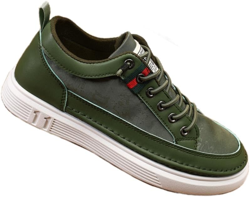 Мужские спортивные кроссовки большого размера низкие - противоскользящая резиновая подошва, дышащая стелька с амортизацией - для всех сезонов, подходят для повседневной носки, офиса и официальных мероприятий Fmshi, зеленый
Мужские спортивные кроссовки большого размера низкие - противоскользящая резиновая подошва, дышащая стелька с амортизацией - для всех сезонов, подходят для повседневной носки, офиса и официальных мероприятий Fmshi, зеленый