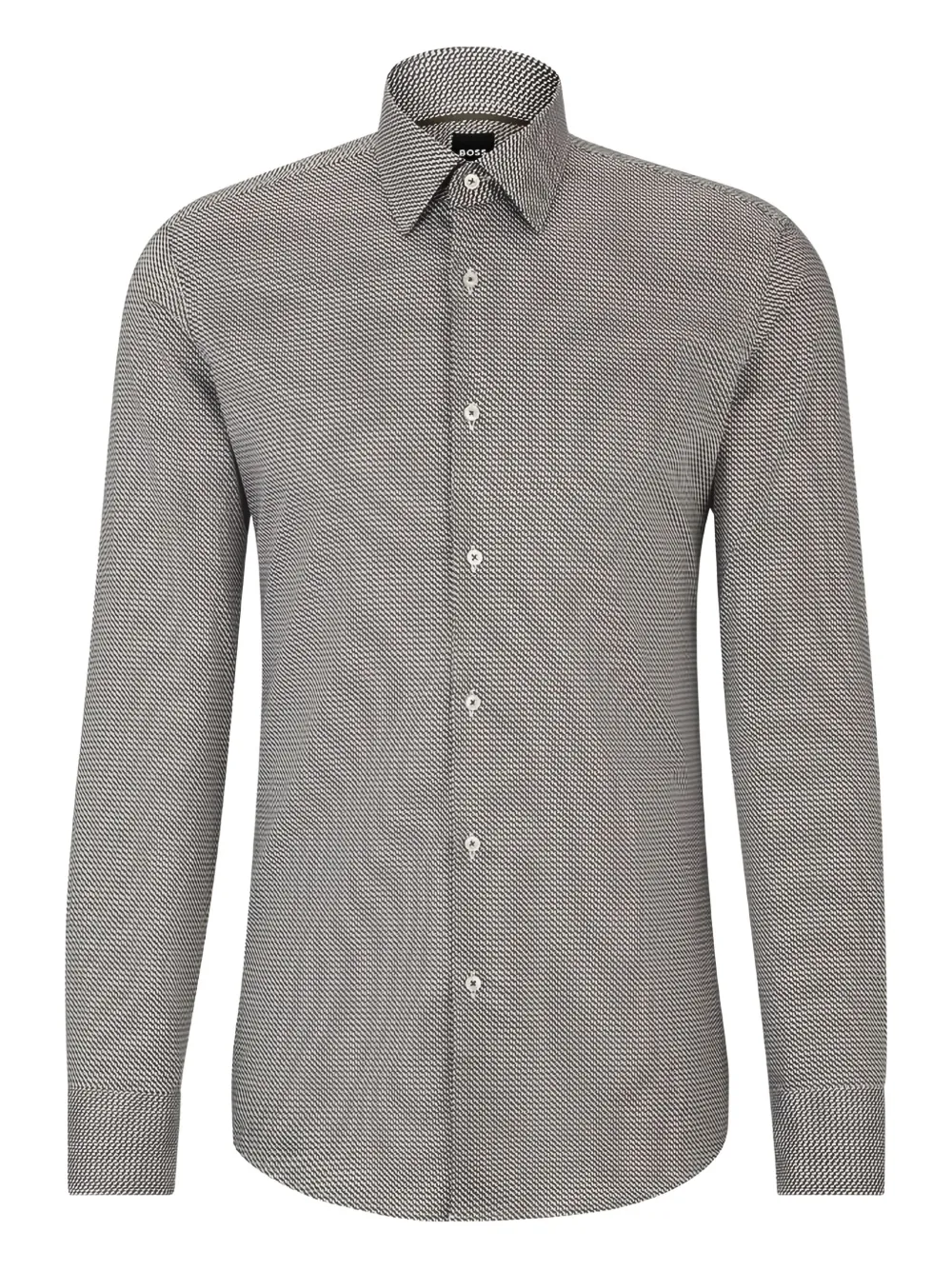 Рубашка с геометрическим узором BOSS, черный
Рубашка с геометрическим узором BOSS, черный
