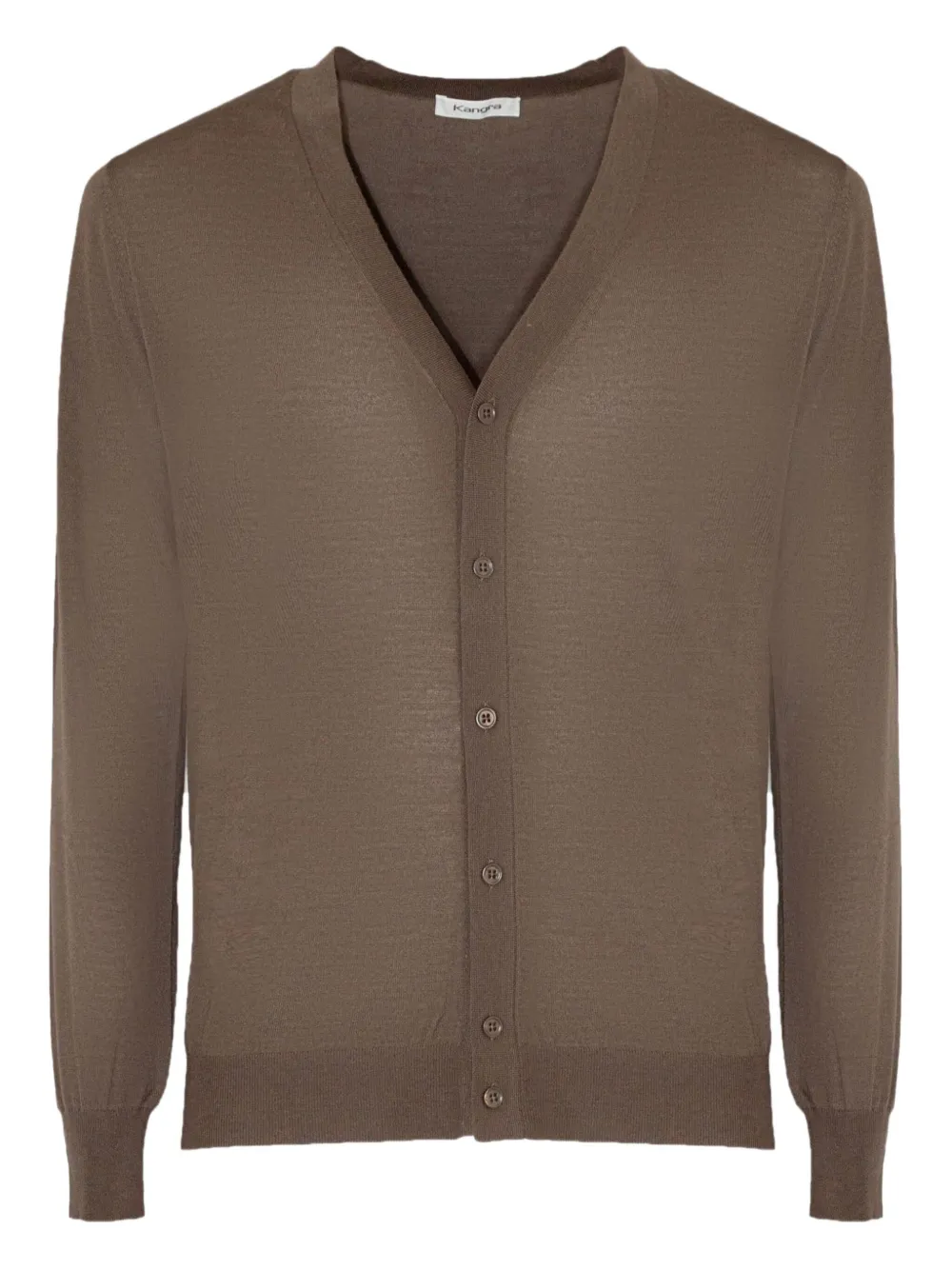 Кардиган с V-образным вырезом и пуговицами Kangra, коричневый
Кардиган с V-образным вырезом и пуговицами Kangra, коричневый
