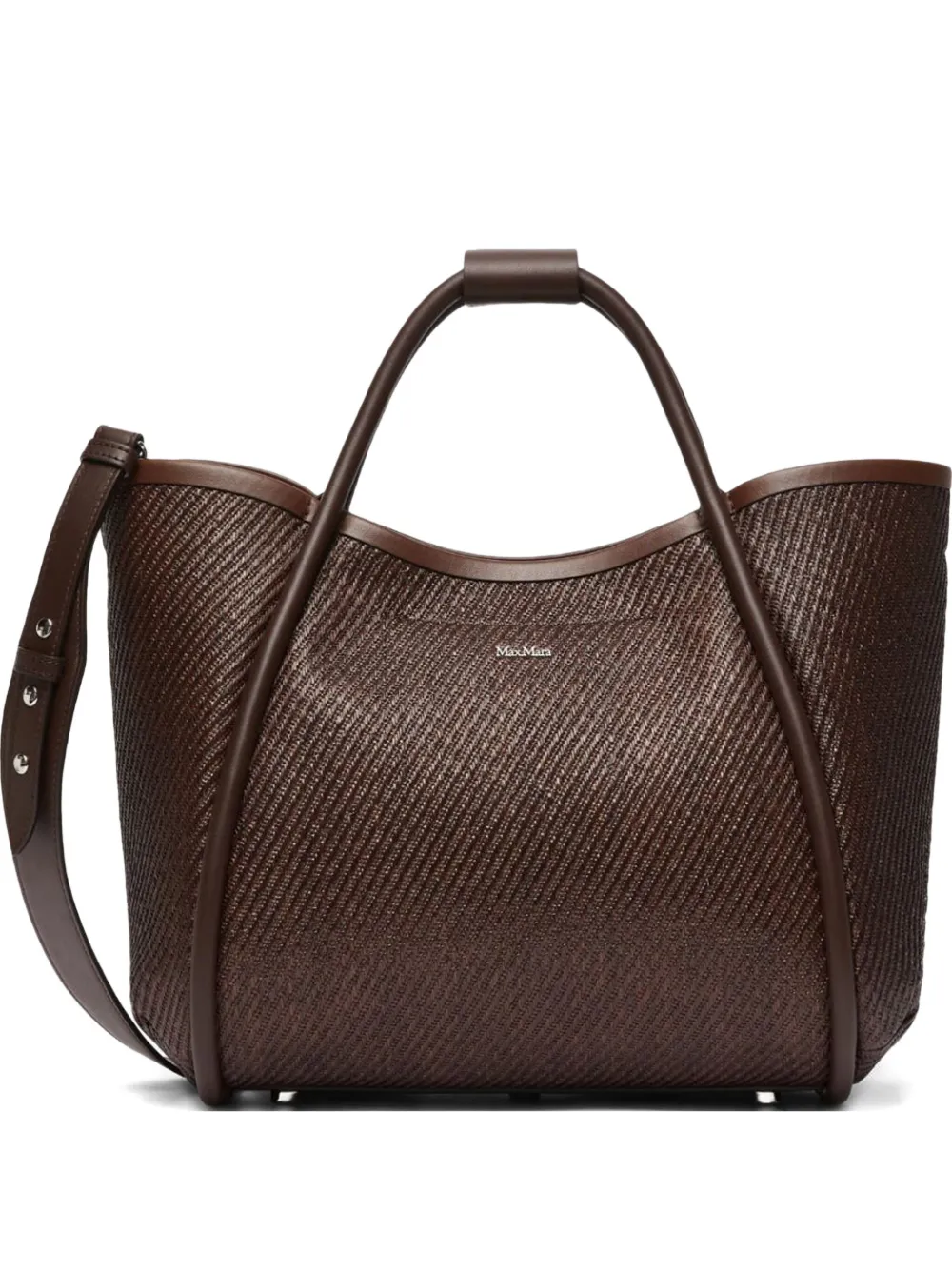 Плетеная сумка-тоут MAX MARA, коричневый
Плетеная сумка-тоут MAX MARA, коричневый