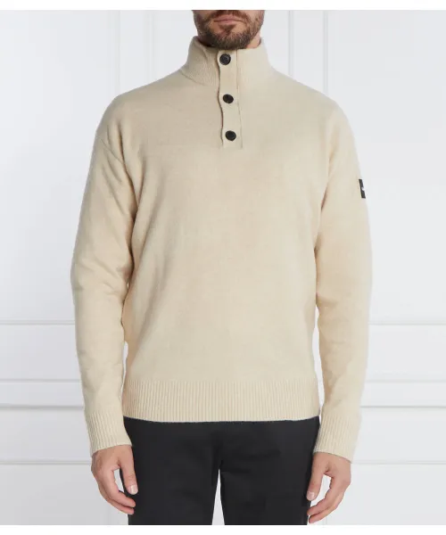 Свитер с пуговицами и застежкой-молнией на четверть длины из смесовой лайкры Regular fit Calvin Klein, бежевый
Свитер с пуговицами и застежкой-молнией на четверть длины из смесовой лайкры Regular fit Calvin Klein, бежевый