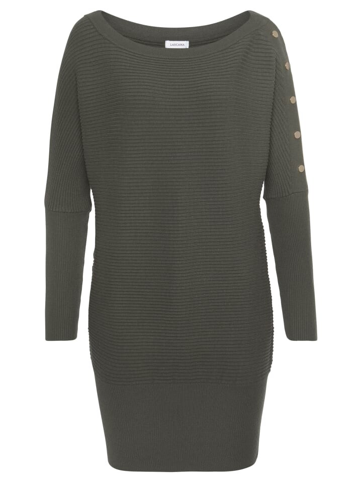 Пуловер LASCANA Long, хаки
Пуловер LASCANA Long, хаки