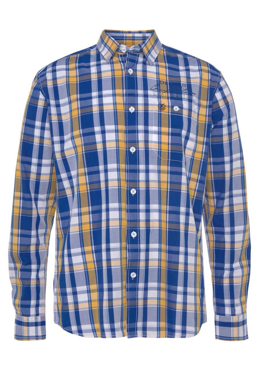 Рубашка на пуговицах классического кроя DELMAO, синий
Рубашка на пуговицах классического кроя DELMAO, синий