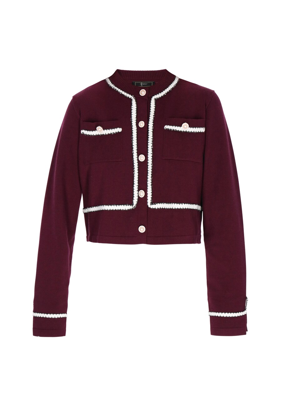 Вязаный кардиган faina, бургундия
Вязаный кардиган faina, бургундия