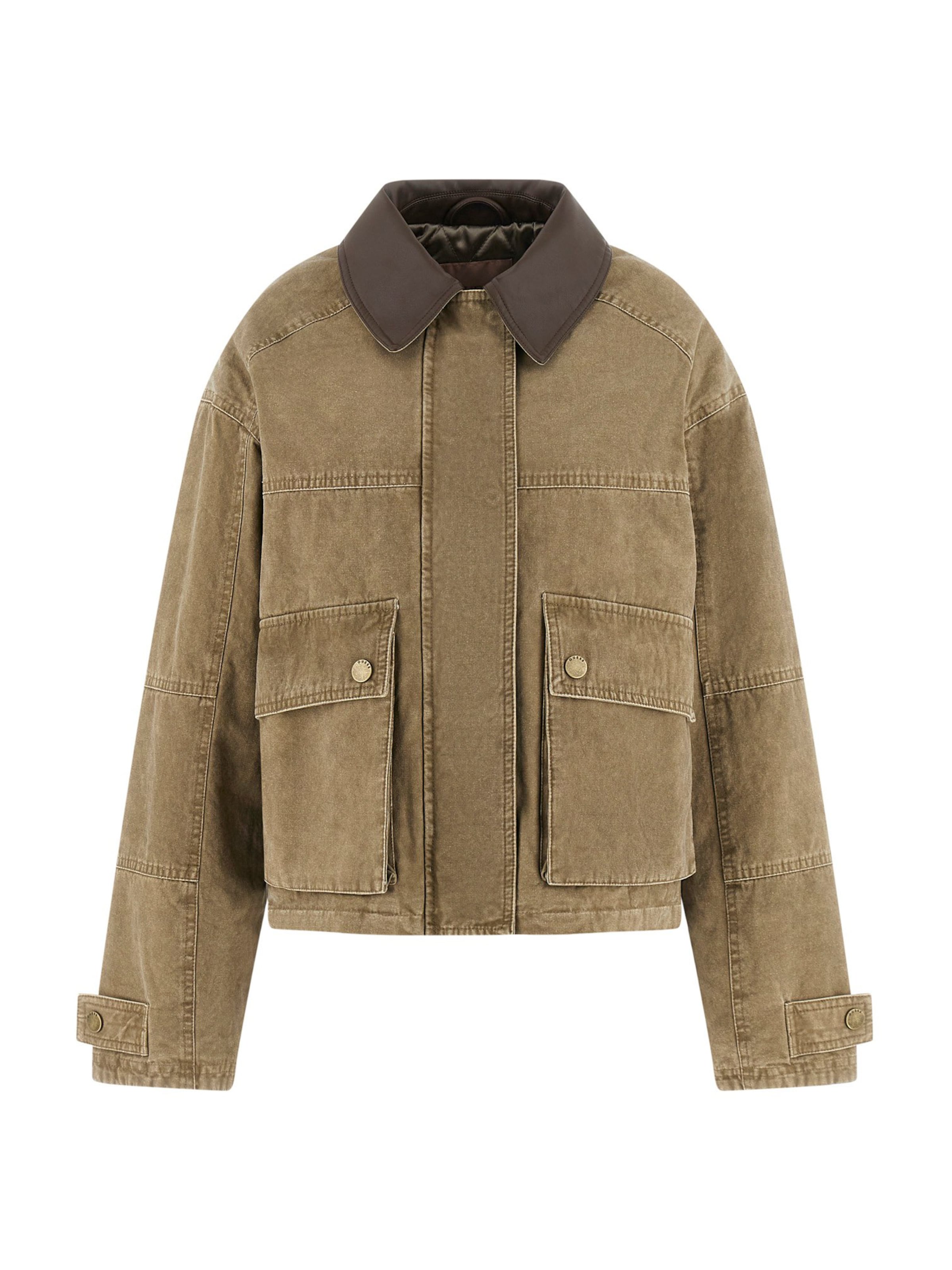 GUESS Межсезонная куртка 'Manon' в цвете Brown, Umbra
GUESS Межсезонная куртка 'Manon' в цвете Brown, Umbra