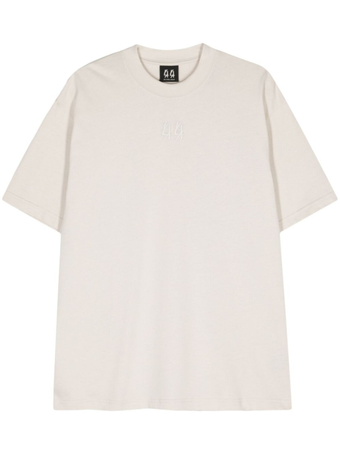 44 LABEL GROUP футболка с вышитым логотипом, нейтральный
44 LABEL GROUP футболка с вышитым логотипом, нейтральный