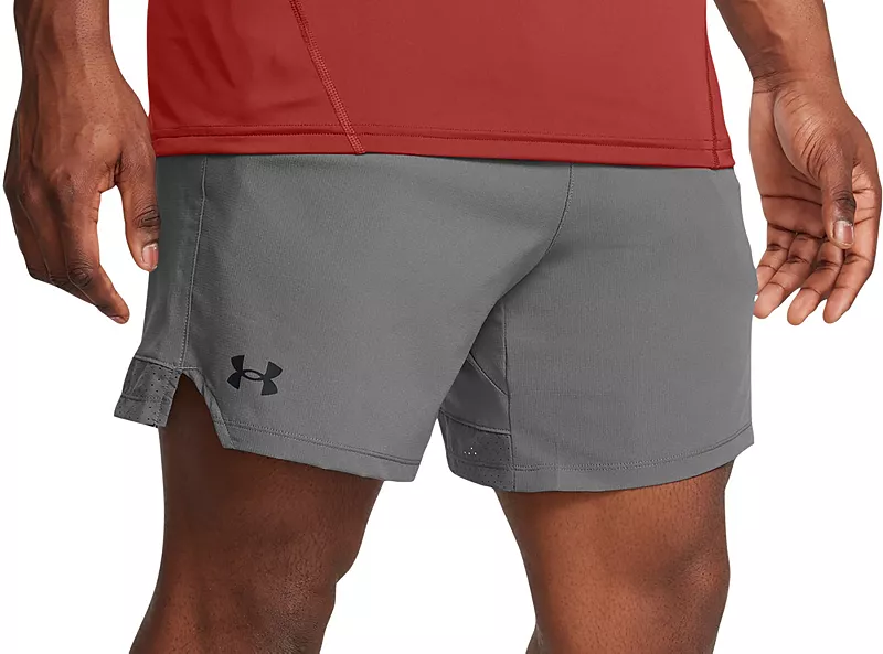 Мужские тканые шорты Under Armour Vanish шириной 6 дюймов, цвет Castlerock/Black
Мужские тканые шорты Under Armour Vanish шириной 6 дюймов, цвет Castlerock/Black