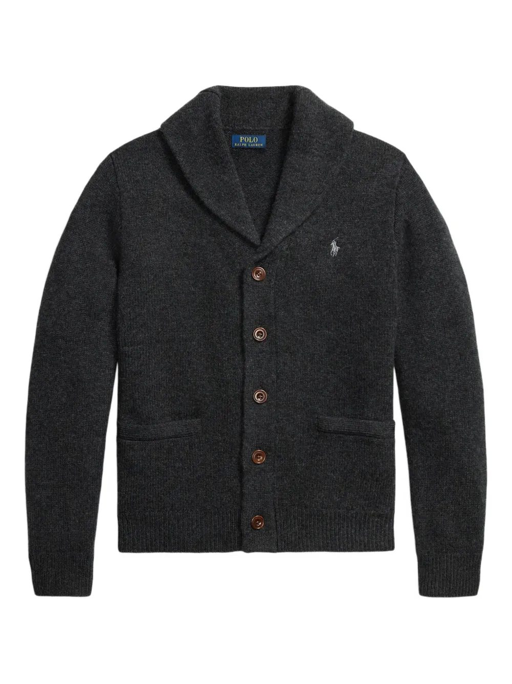 Кардиган с воротником-шалькой Polo Ralph Lauren, серый
Кардиган с воротником-шалькой Polo Ralph Lauren, серый