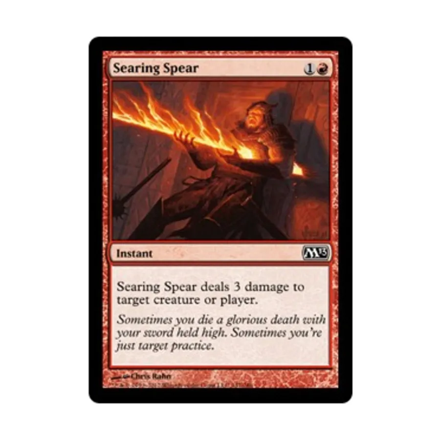 CCG Обжигающее копье (С), MTG - Magic 2013 
CCG Обжигающее копье (С), MTG - Magic 2013