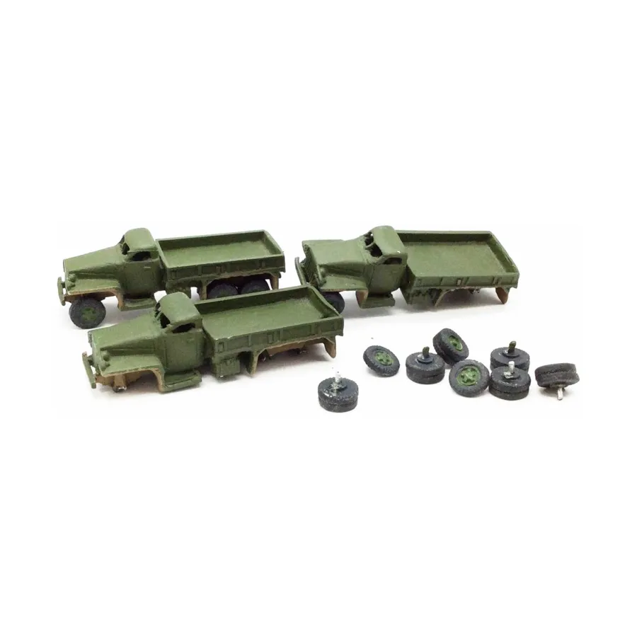 Коллекция грузовиков Studebaker 2 1/2 тонны № 1, WWII Command Decision Miniatures - Russia - Loose Miniatures (15mm) (Old Glory)
Коллекция грузовиков Studebaker 2 1/2 тонны № 1, WWII Command Decision Miniatures - Russia - Loose Miniatures (15mm) (Old Glory)