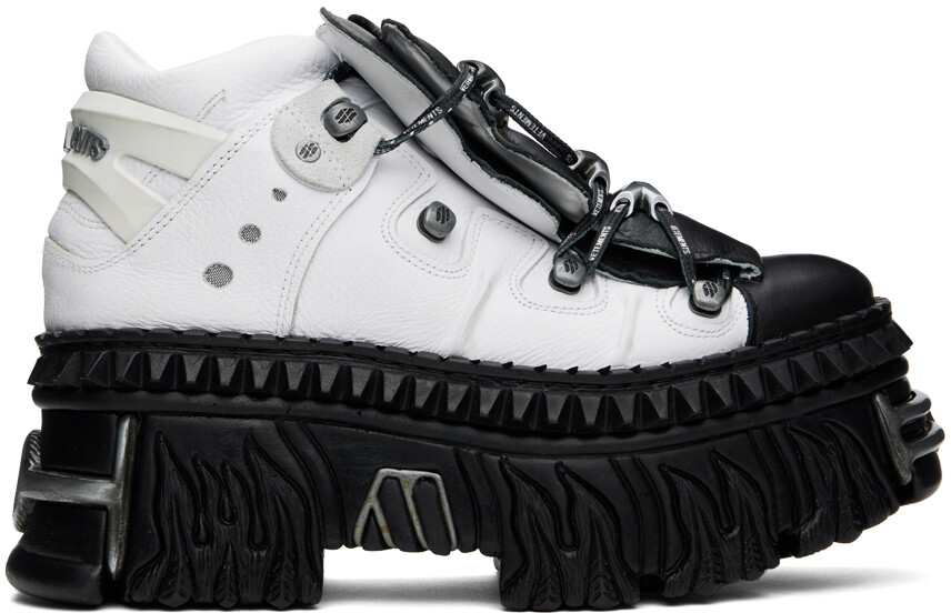 Белые кроссовки на платформе New Rock Edition Vetements, цвет White/Black, Серый, Белые кроссовки на платформе New Rock Edition Vetements, цвет White/Black
Белые кроссовки на платформе New Rock Edition Vetements, цвет White/Black, Серый, Белые кроссовки на платформе New Rock Edition Vetements, цвет White/Black