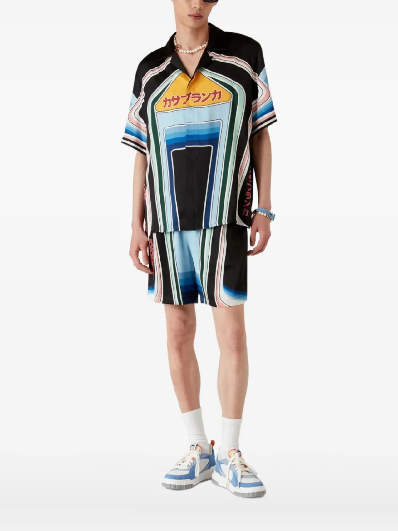 Рубашка с графическим принтом Casablanca Graphic Mountain, синий
Рубашка с графическим принтом Casablanca Graphic Mountain, синий