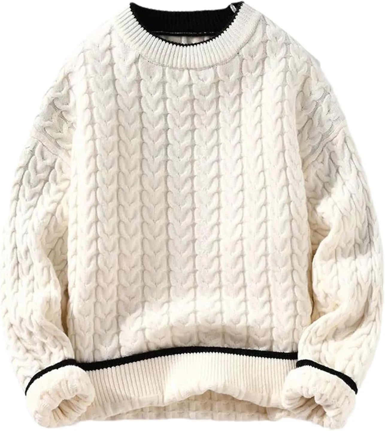 Мужской свитер O-Neck утепленный вязаный свободного кроя OWEIEYEU
Мужской свитер O-Neck утепленный вязаный свободного кроя OWEIEYEU