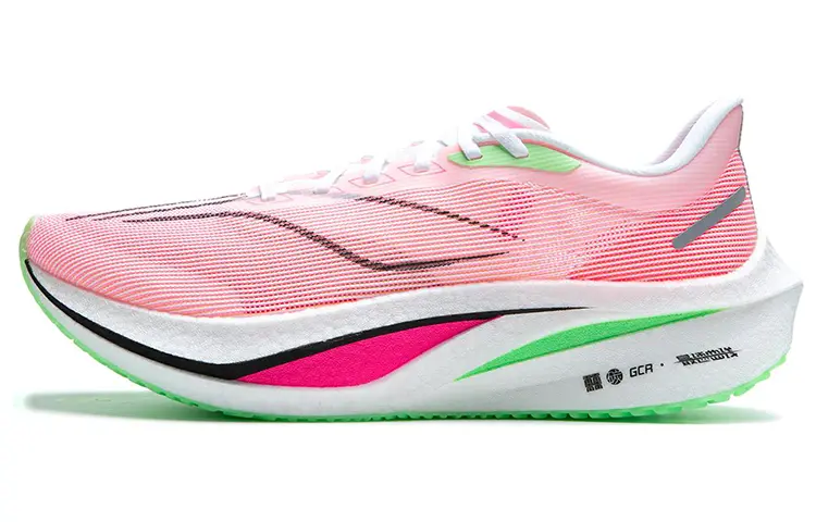 Кроссовки для бега Feidian 4 Challenger мужские с низким верхом стандартные белые/флуоресцентные розовые лотосы/флуоресцентные оранжевые дыни Lining
Кроссовки для бега Feidian 4 Challenger мужские с низким верхом стандартные белые/флуоресцентные розовые лотосы/флуоресцентные оранжевые дыни Lining