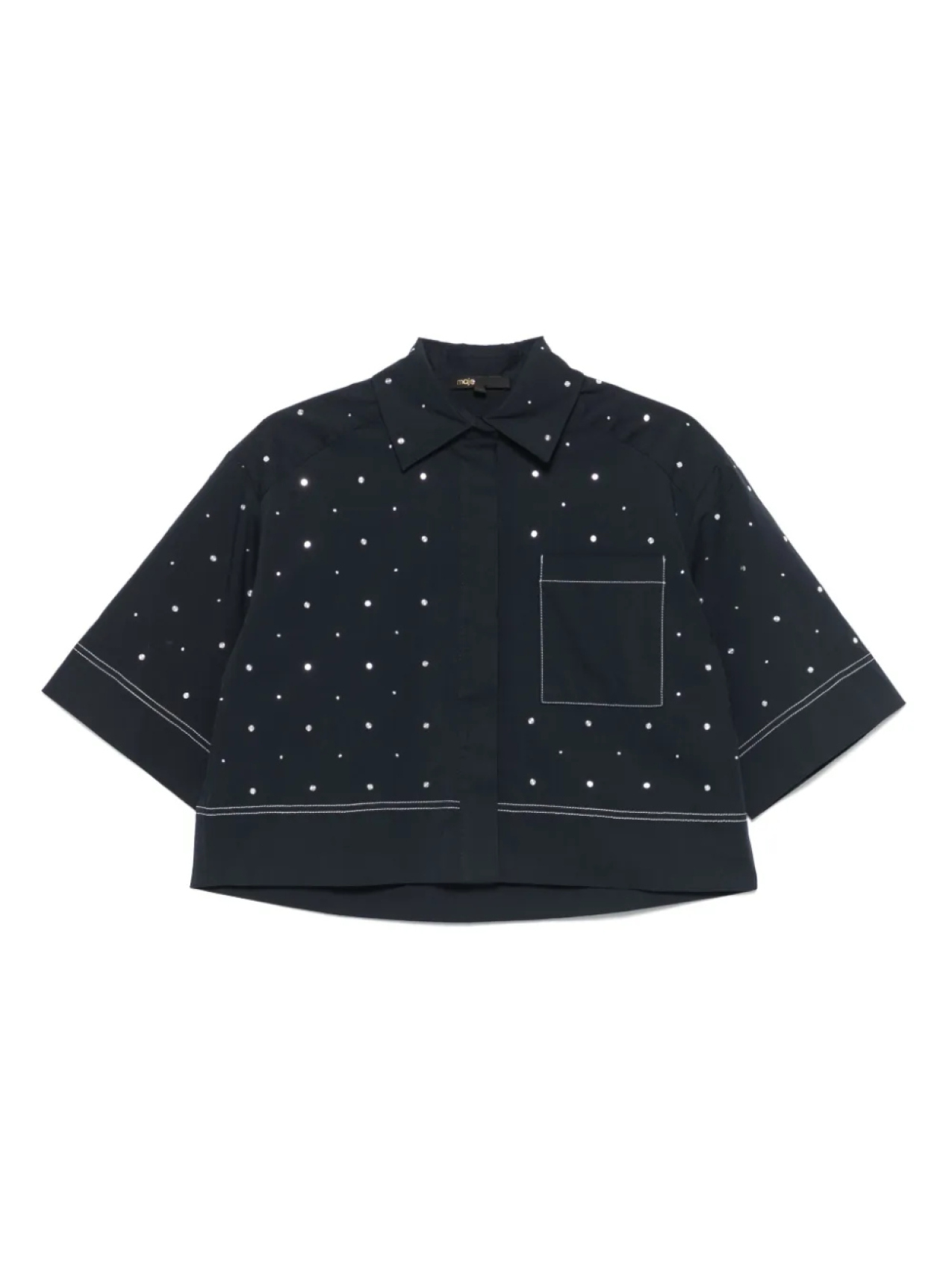 Укороченная рубашка Maje, синий
Укороченная рубашка Maje, синий