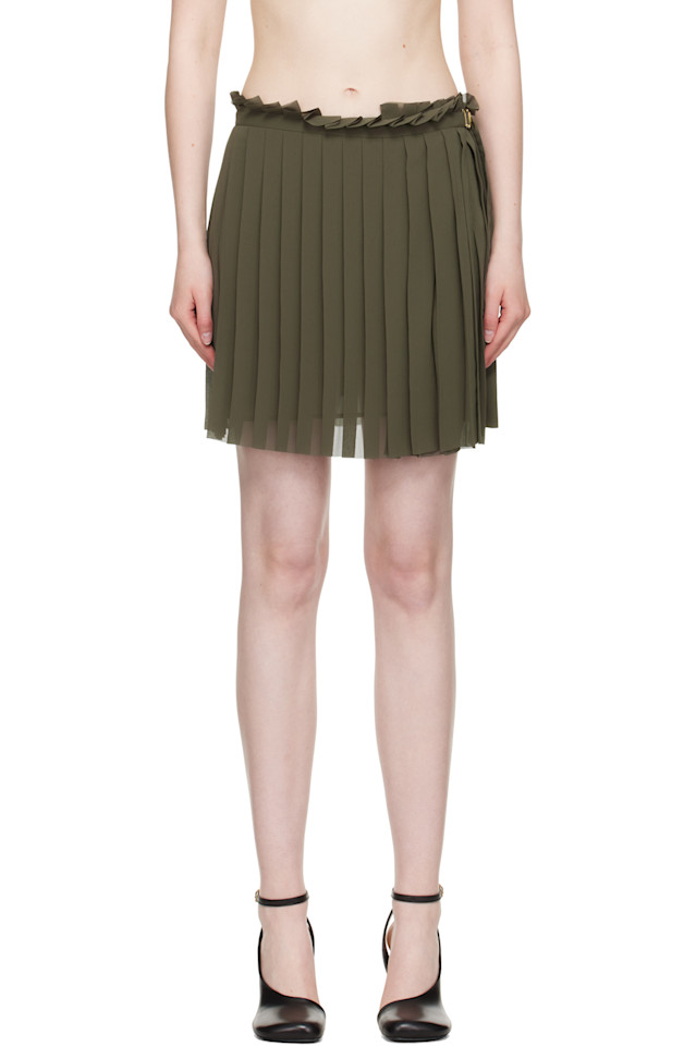 Плиссированная мини-юбка Ami Paris, цвет loden
Плиссированная мини-юбка Ami Paris, цвет loden