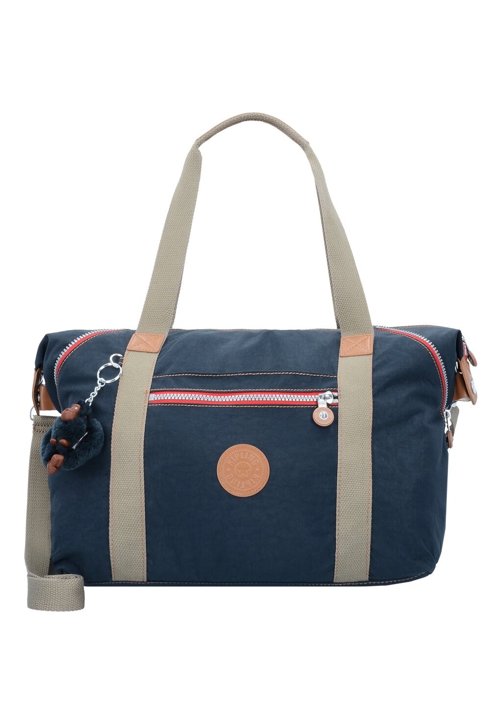 Сумка-тоут Kipling с логотипом, синий 
Сумка-тоут Kipling с логотипом, синий