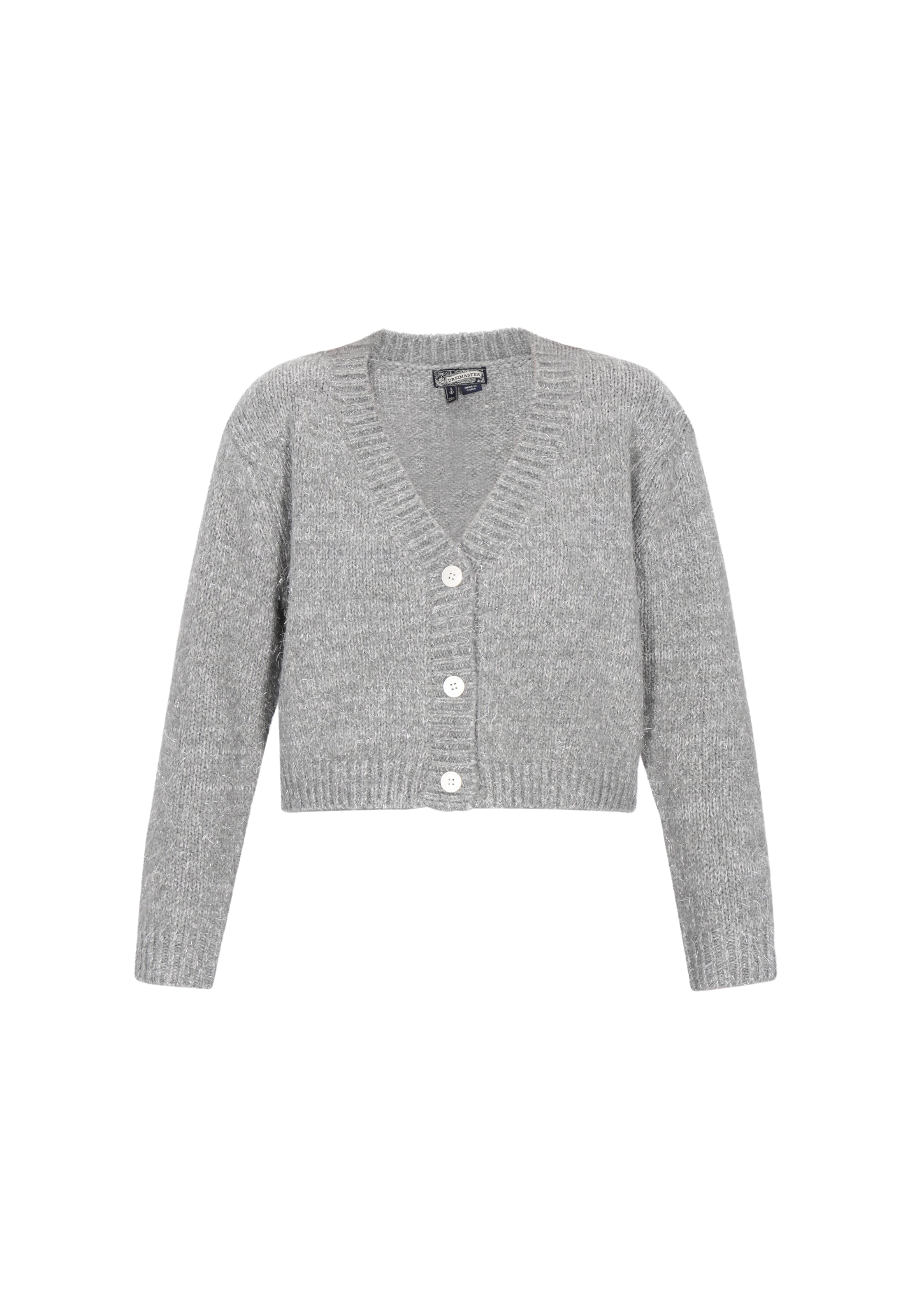 DreiMaster Vintage Вязаный кардиган в сером цвете
DreiMaster Vintage Вязаный кардиган в сером цвете
