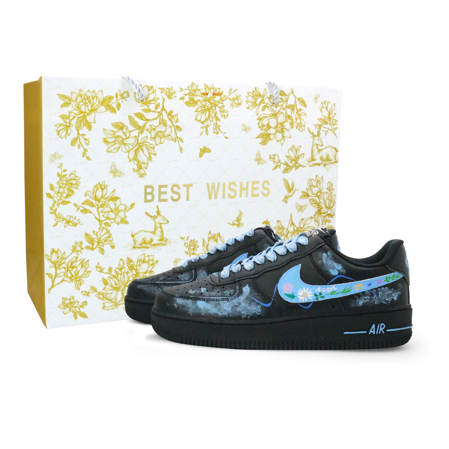 Nike Кроссовки для скейтбординга Air Force 1 Gathering Among Flowers Abrasion Resistant низкие мужские black blue
Nike Кроссовки для скейтбординга Air Force 1 Gathering Among Flowers Abrasion Resistant низкие мужские black blue