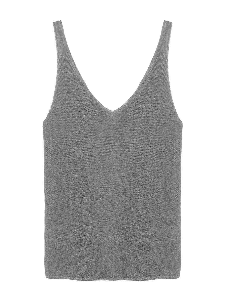 Вязаный топ No Matter What, серебряный
Вязаный топ No Matter What, серебряный