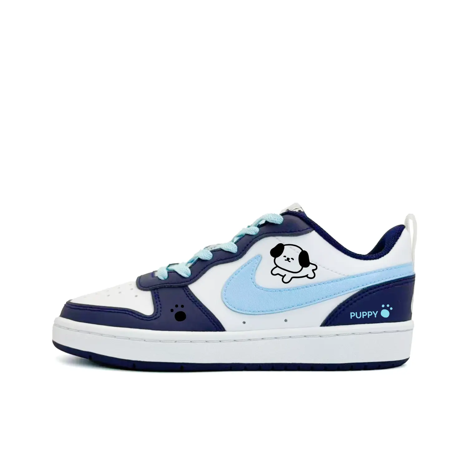 Nike Court Borough Flying Puppy нескользящие устойчивые к истиранию детские скейтбординг кроссовки Sky Blue для подростков
Nike Court Borough Flying Puppy нескользящие устойчивые к истиранию детские скейтбординг кроссовки Sky Blue для подростков