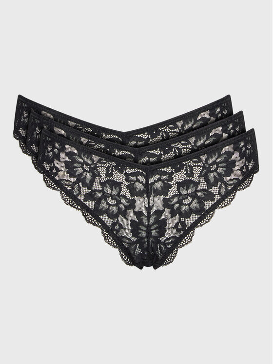 Комплект из 3 классических женских трусов Dorina, черный
Комплект из 3 классических женских трусов Dorina, черный