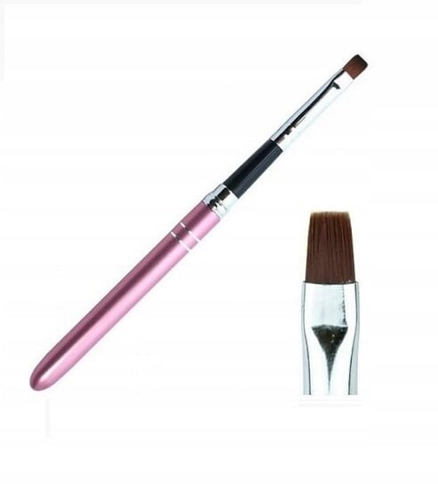 Кисть складная для геля №6, розовая, плоская, прямая., Inna marka
Кисть складная для геля №6, розовая, плоская, прямая., Inna marka