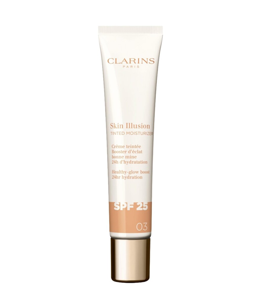 Тонирующий крем для лица CLARINS Skin Illusion Tinted Moisturizer SPF 25, Nr. 03, 40 ml
Тонирующий крем для лица CLARINS Skin Illusion Tinted Moisturizer SPF 25, Nr. 03, 40 ml
