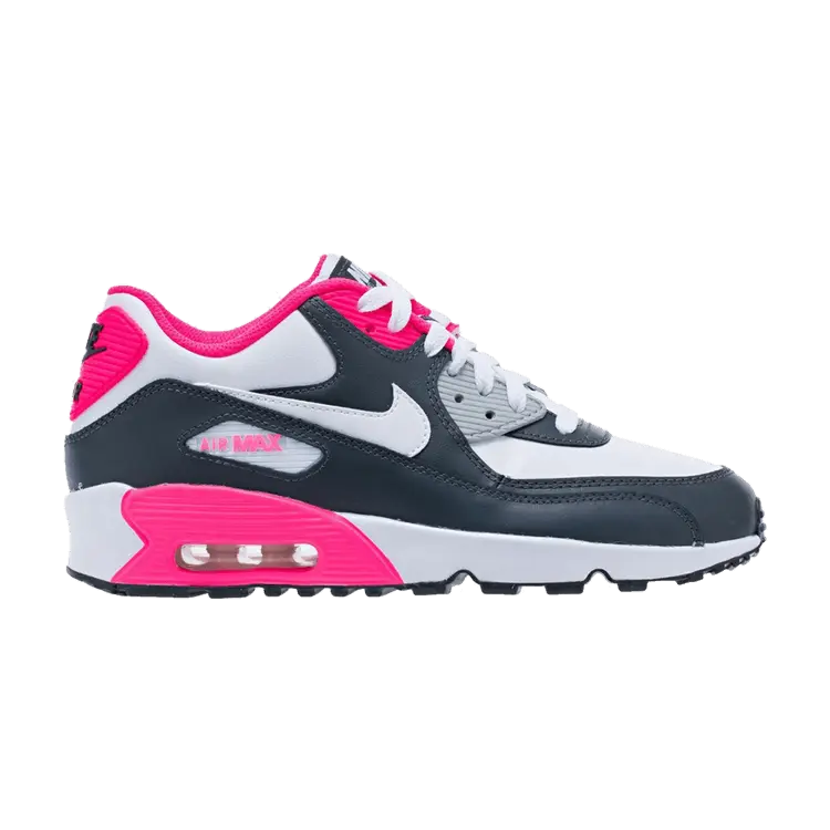 Кроссовки Nike Air Max 90 LTR GS 'Anthracite Hyper Pink', черный 
Кроссовки Nike Air Max 90 LTR GS 'Anthracite Hyper Pink', черный