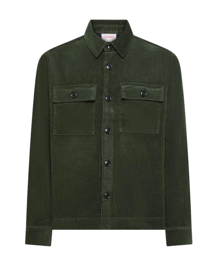 Вельветовая рубашка Sun68, зеленый
Вельветовая рубашка Sun68, зеленый