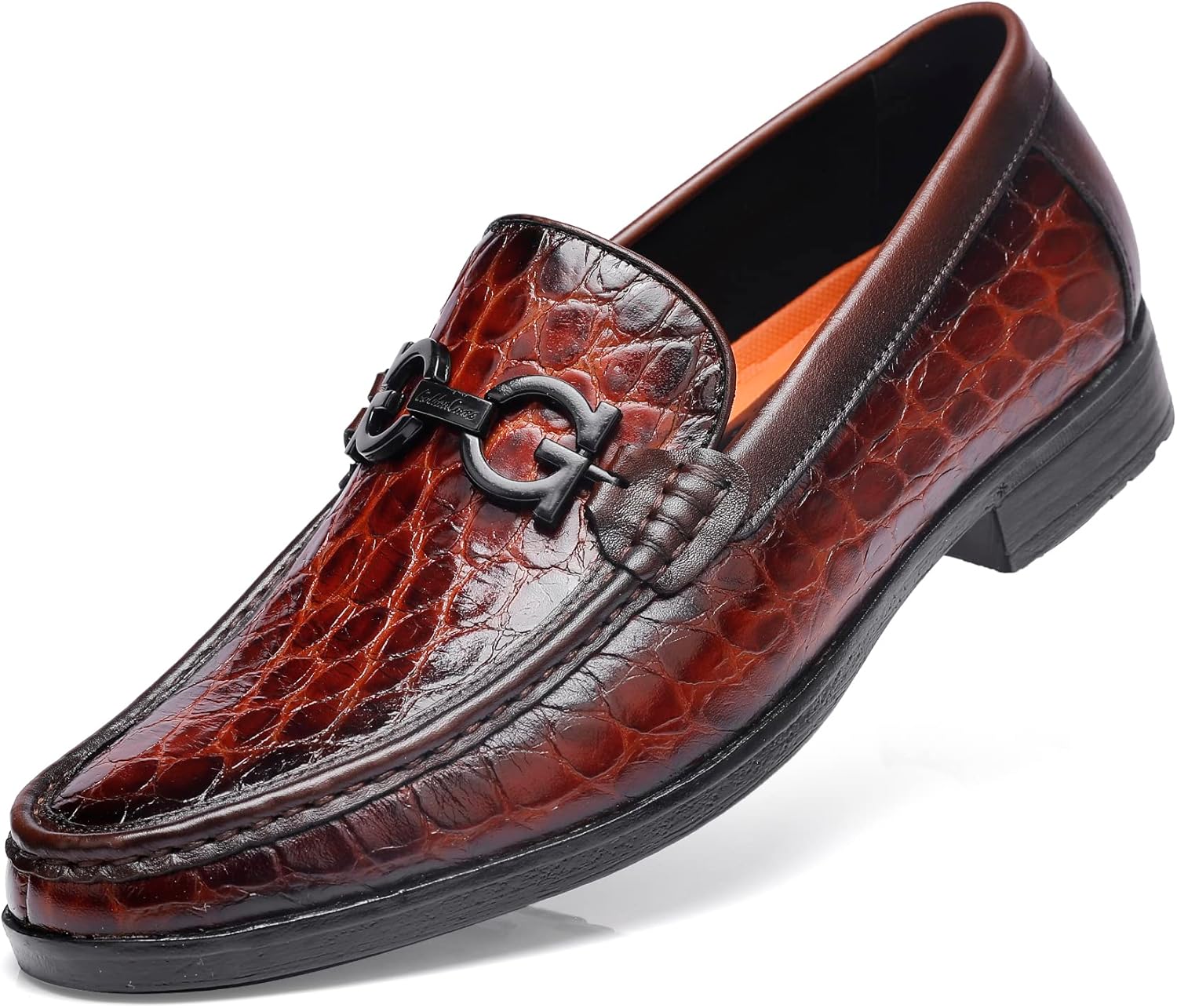 Мужские премиальные туфли GOLDEN COXES, классические деловые кожаные лоферы с тиснением под аллигатора Golden Coxes Family, коричневый
Мужские премиальные туфли GOLDEN COXES, классические деловые кожаные лоферы с тиснением под аллигатора Golden Coxes Family, коричневый