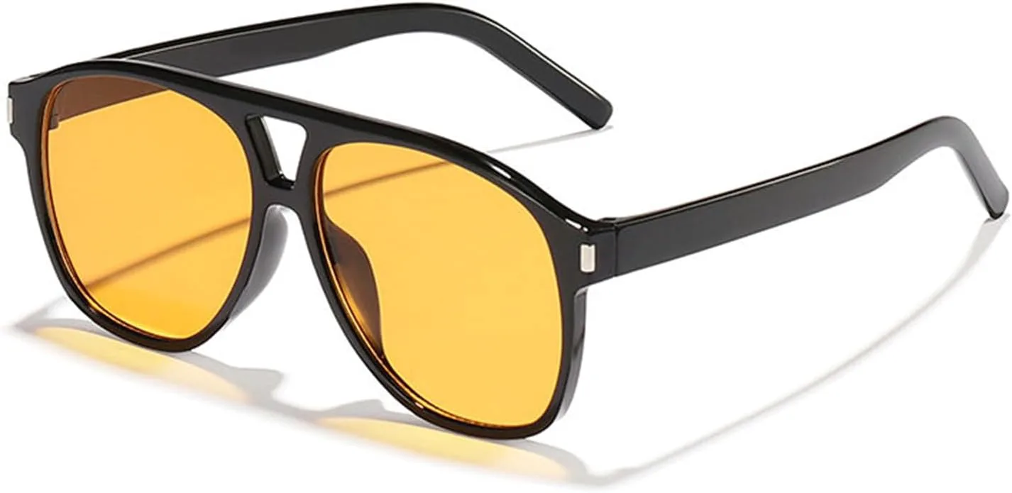 Винтажные солнцезащитные очки-пилот с двойной перемычкой от Helena для женщин и мужчин, модные, в стиле 70-х, с градиентным переходом, для активного отдыха, C3
Винтажные солнцезащитные очки-пилот с двойной перемычкой от Helena для женщин и мужчин, модные, в стиле 70-х, с градиентным переходом, для активного отдыха, C3