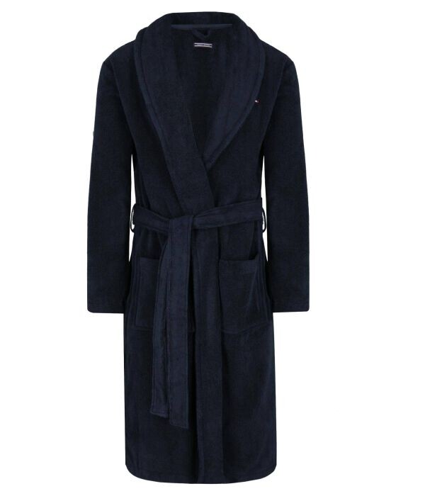 Халат мужской Tommy Hilfiger Underwear махровый с поясом, синий
Халат мужской Tommy Hilfiger Underwear махровый с поясом, синий