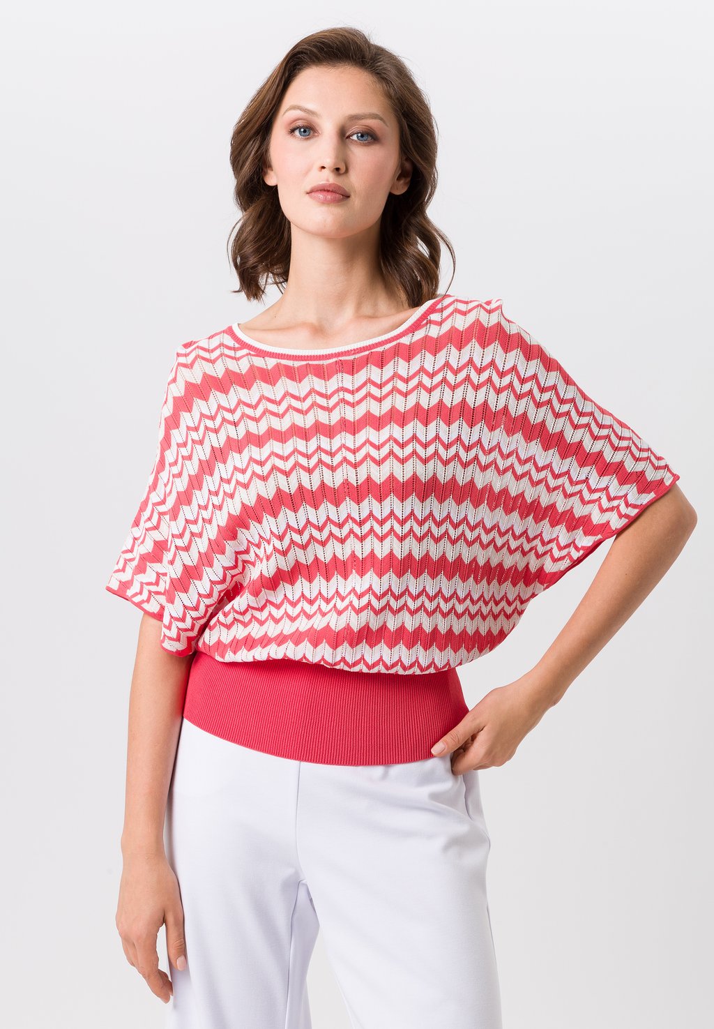 Футболка с принтом TUZZI, светло-красный 
Футболка с принтом TUZZI, светло-красный