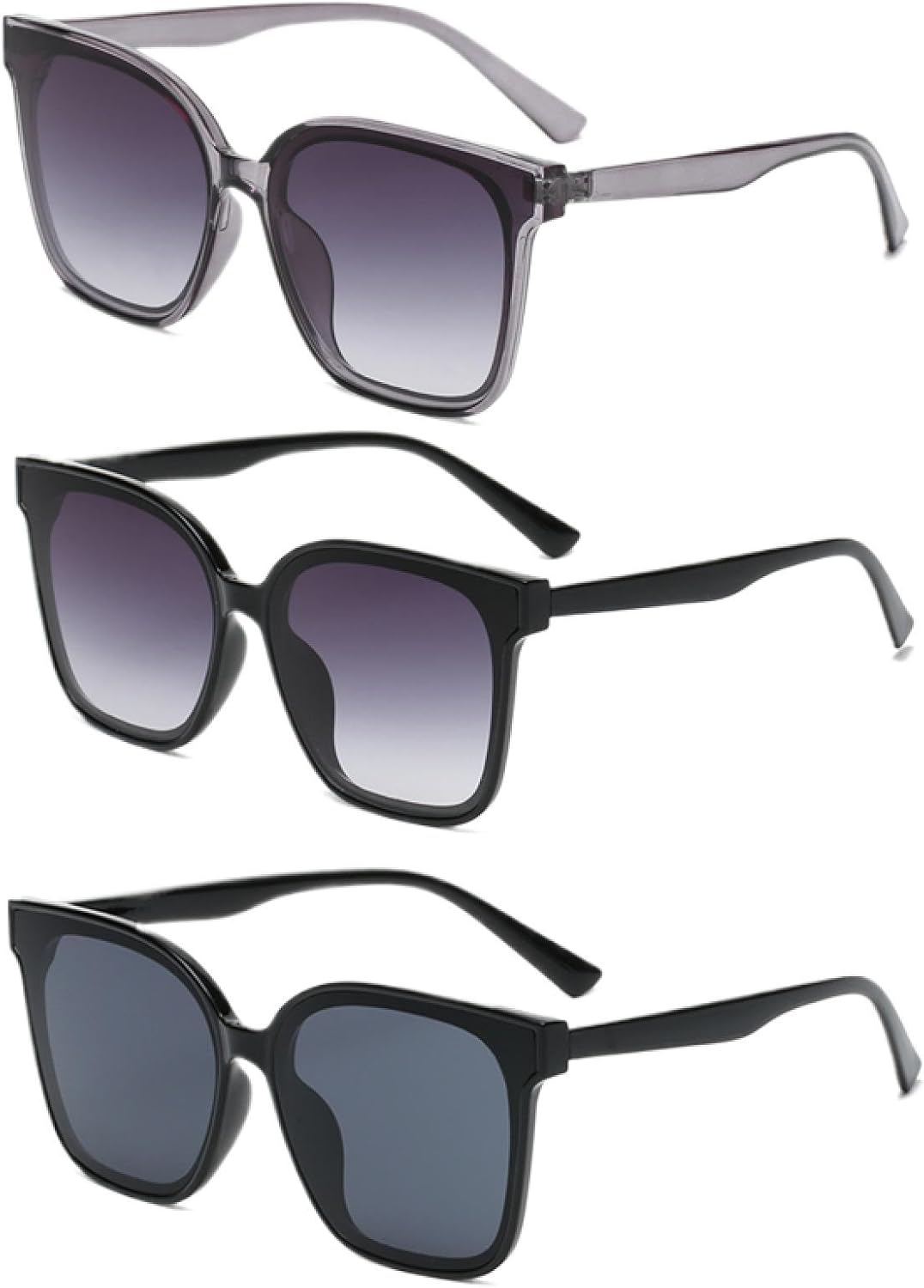 Солнцезащитные очки с защитой от УФ-излучения UV400 | Большая оправа с градиентными линзами | Для женщин и мужчин, для занятий спортом на открытом воздухе и вождения DSVIGF, 3pcs Z07
Солнцезащитные очки с защитой от УФ-излучения UV400 | Большая оправа с градиентными линзами | Для женщин и мужчин, для занятий спортом на открытом воздухе и вождения DSVIGF, 3pcs Z07