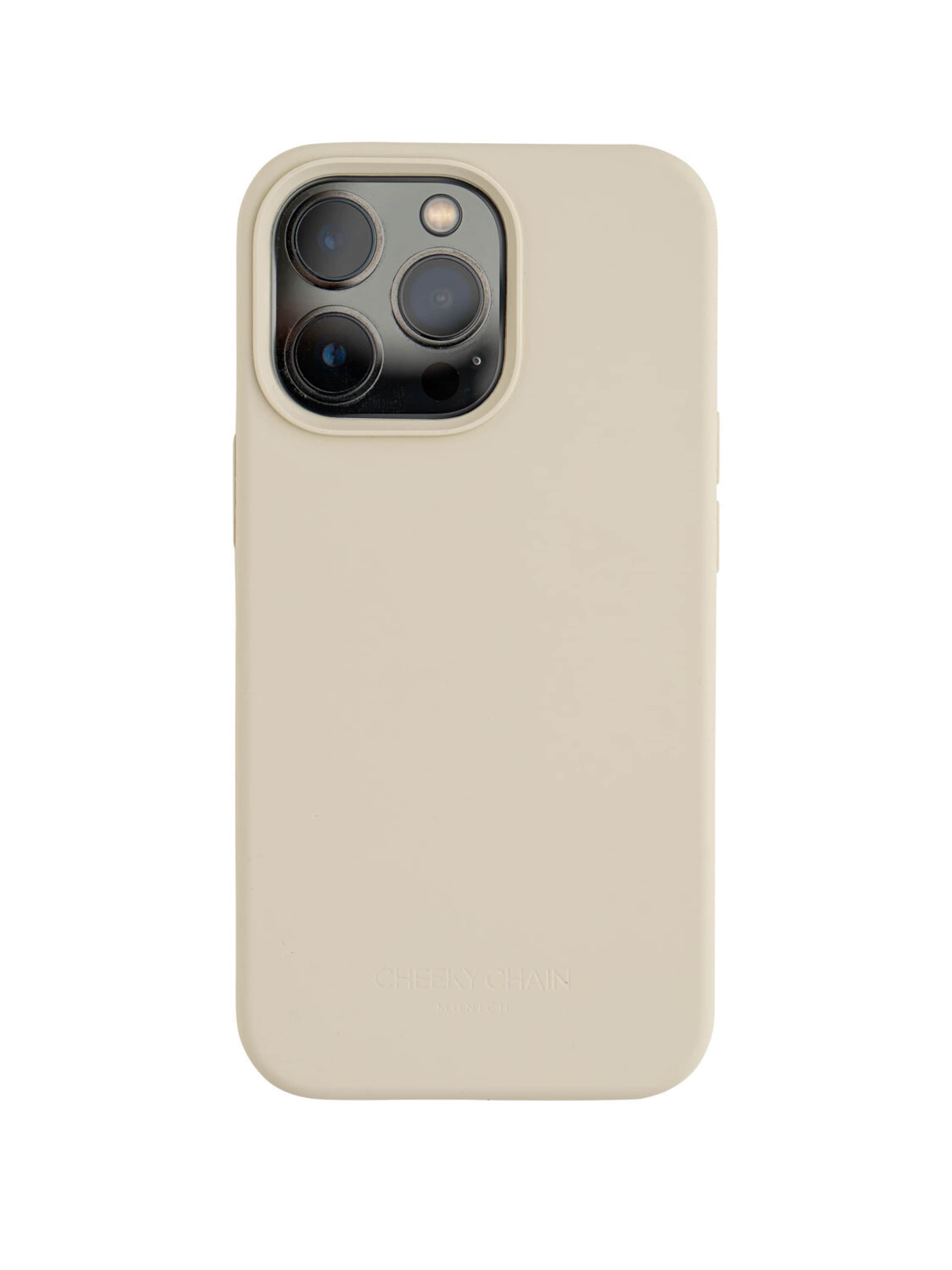 Cheeky Chain Munich Чехол для смартфона 'iPhone 15 Pro' в бежевом цвете
Cheeky Chain Munich Чехол для смартфона 'iPhone 15 Pro' в бежевом цвете
