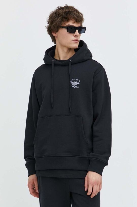 Хлопковая толстовка Herschel, черный
Хлопковая толстовка Herschel, черный