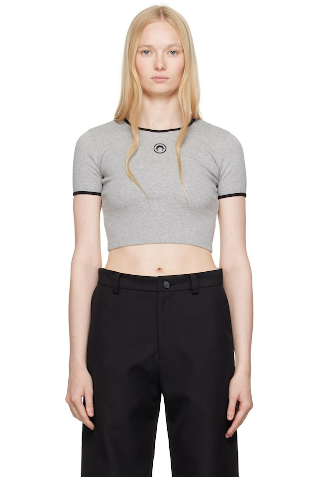 Кроп-футболка с логотипом Moon Marine Serre, серый
Кроп-футболка с логотипом Moon Marine Serre, серый