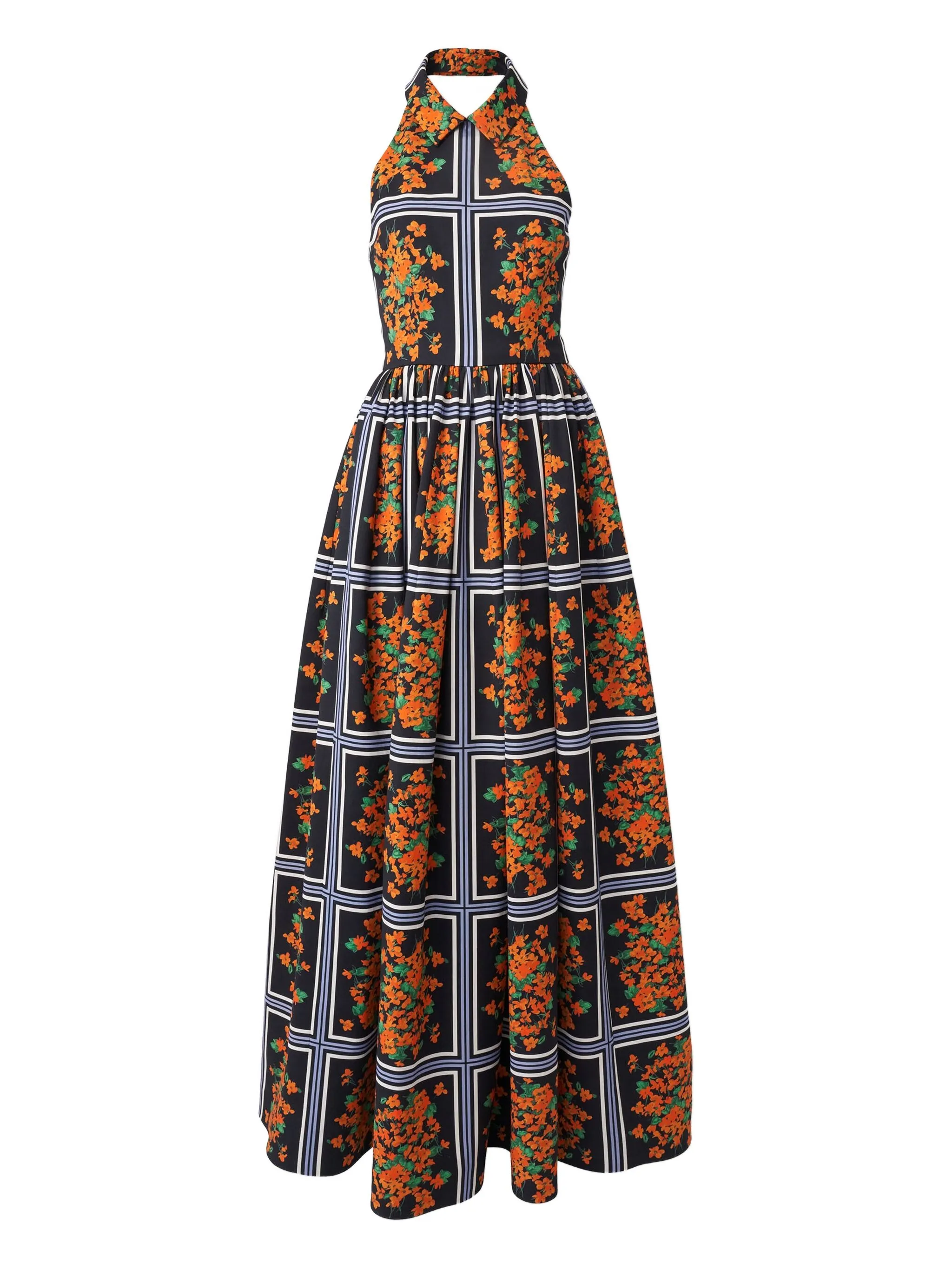 Платье с вырезом халтер и цветочным принтом Carolina Herrera, черный
Платье с вырезом халтер и цветочным принтом Carolina Herrera, черный