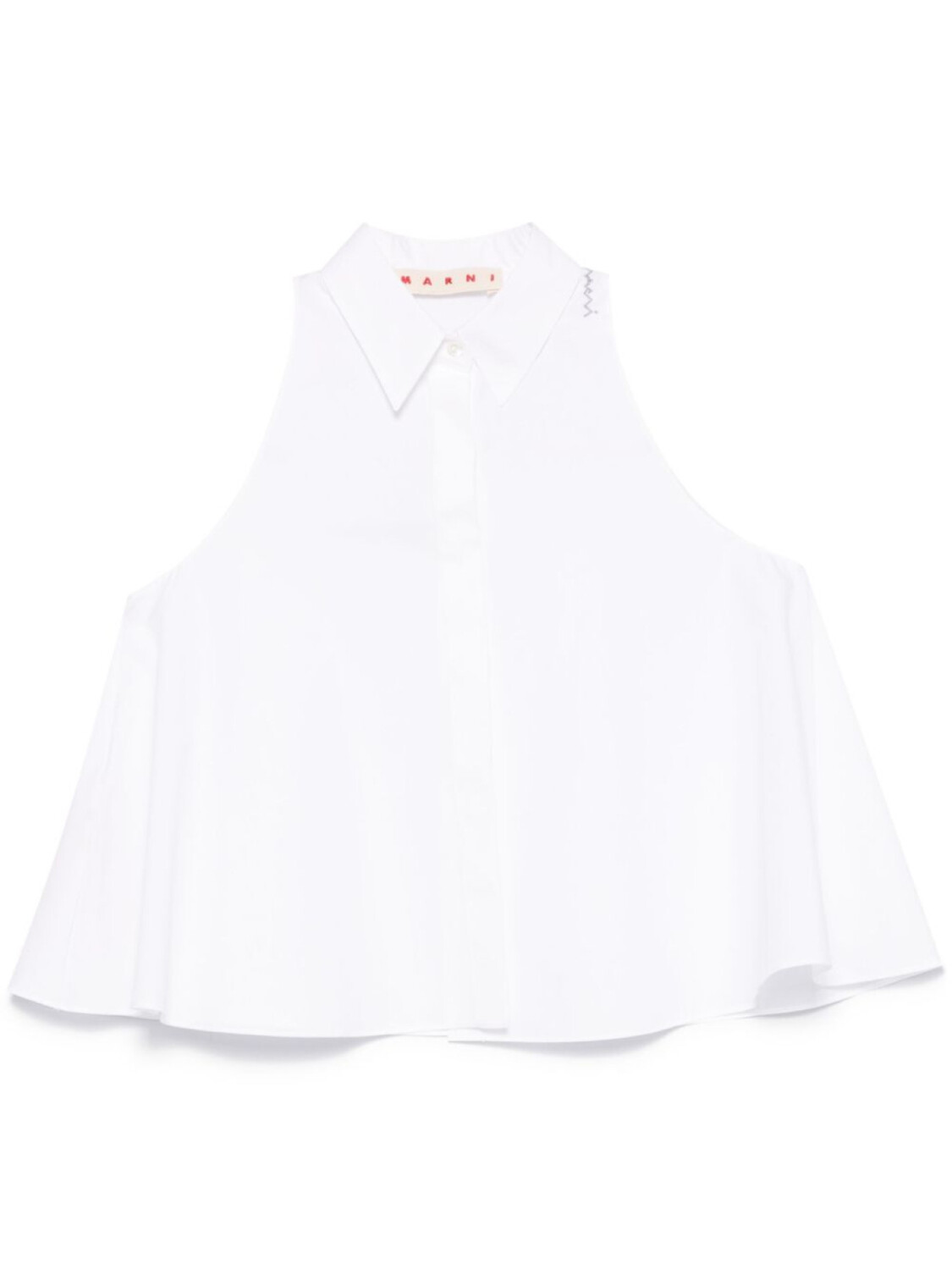 Майка Marni из органического хлопка, белый
Майка Marni из органического хлопка, белый