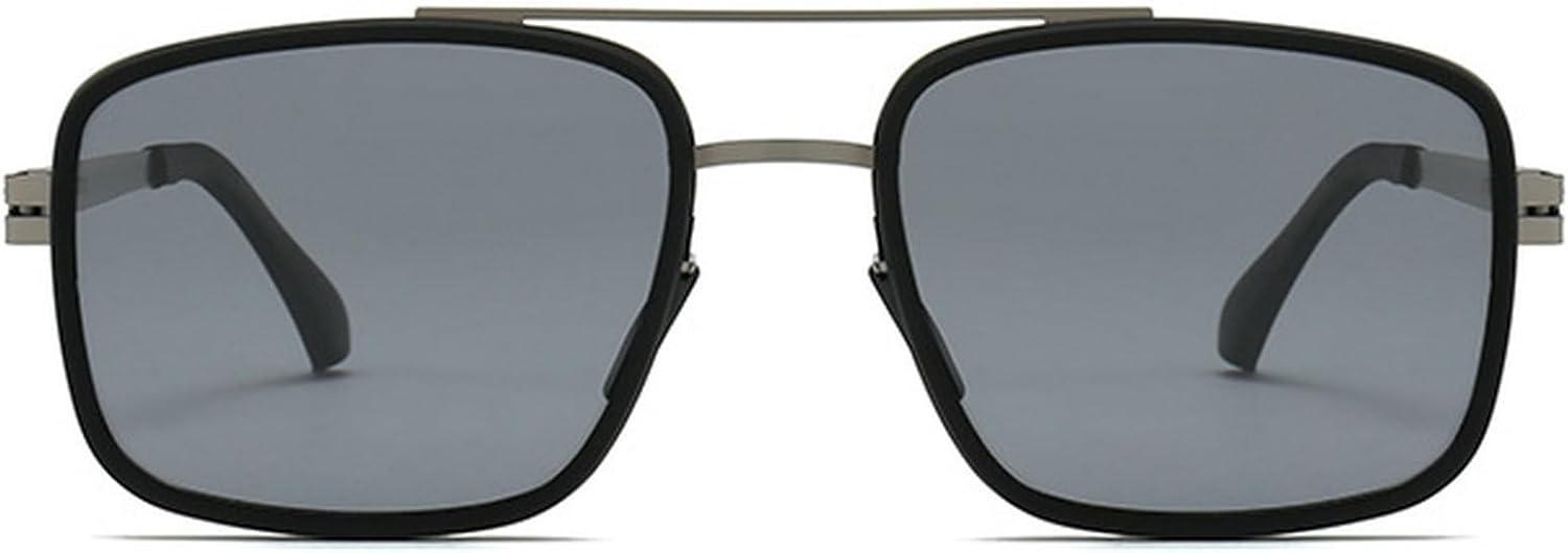Модные квадратные солнцезащитные очки для мужчин и женщин, очки-пилот, солнцезащитные очки для вождения на открытом воздухе, защита от ультрафиолета UV400 mincl, Gray Black
Модные квадратные солнцезащитные очки для мужчин и женщин, очки-пилот, солнцезащитные очки для вождения на открытом воздухе, защита от ультрафиолета UV400 mincl, Gray Black