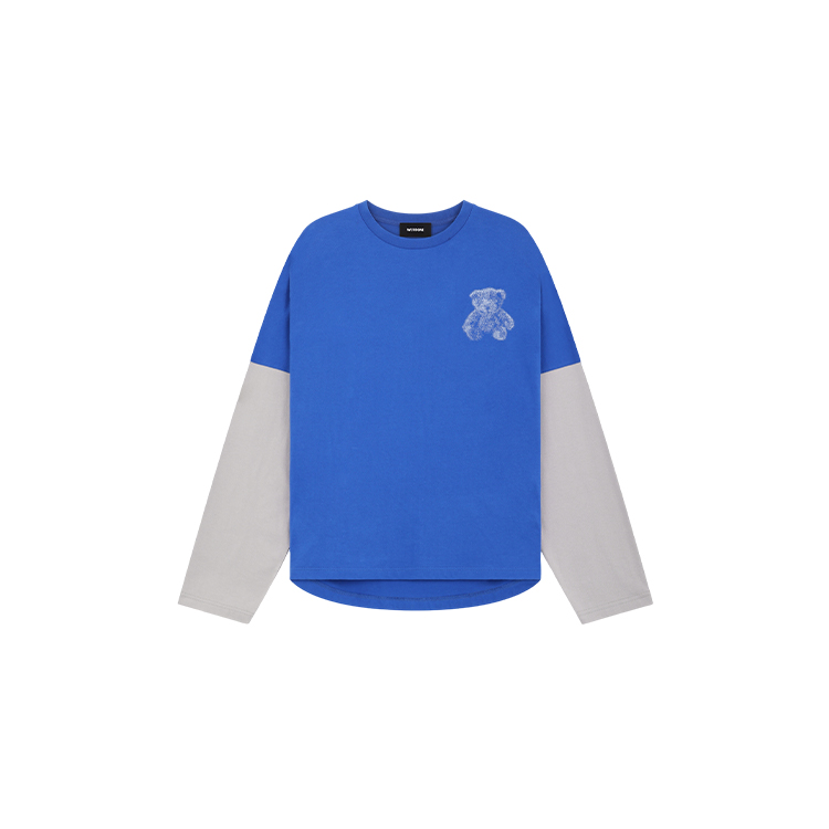 Топ с длинным рукавом с принтом "мишка" WE11DONE, синий
Топ с длинным рукавом с принтом "мишка" WE11DONE, синий