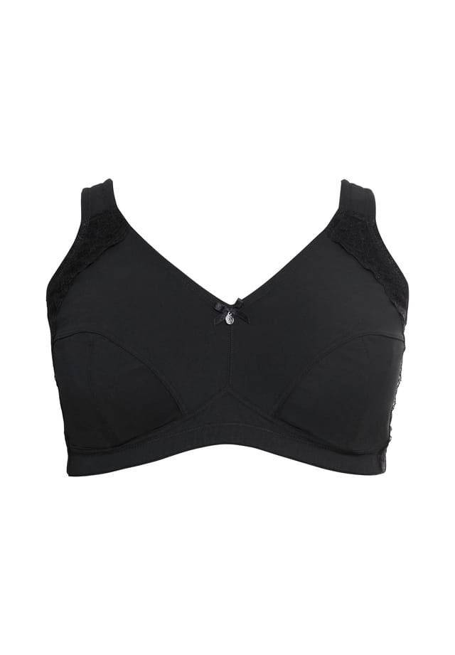 Бюстгальтер без косточек с кружевной отделкой по бокам Sheego, черный
Бюстгальтер без косточек с кружевной отделкой по бокам Sheego, черный